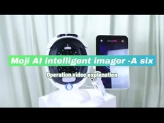 صالون تجميل آلة اختبار بشرة الوجه الكامل مع دعم متعدد اللغات للأشعة فوق البنفسجية / RGB / PL Light