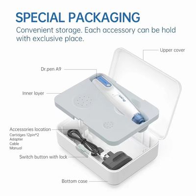 M8 Electric Microneedle Machine 12 Needles 0.25mm-2.5mm Needle Length